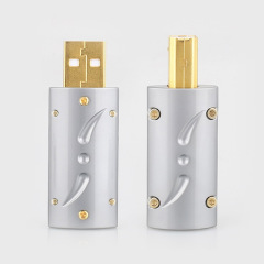 Viborg Viborg Fever USB Plug, Phosphor Bronze with Gold Plating, 2.0 Square-Flat Connector, AB Decoding Sound Card Audio Cable for DIY Projects