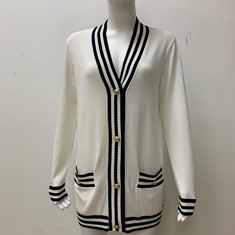 fashionable elegant white long-sleeve