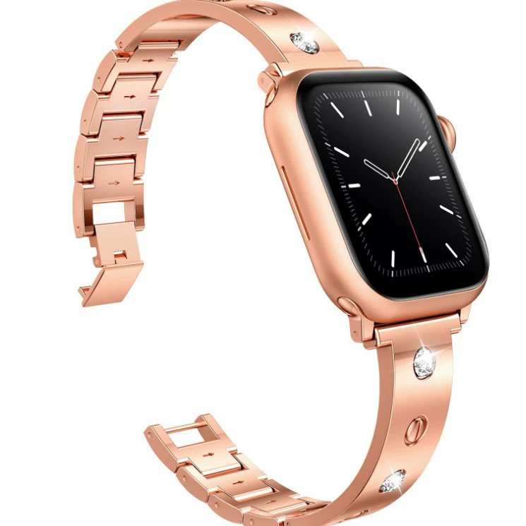 Заводной совместимый ремешок iwatch9 S9 металлический S10 apple watch s7 съемный ремешок applewatchS8