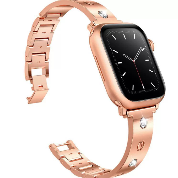 Заводной совместимый ремешок iwatch9 S9 металлический S10 apple watch s7 съемный ремешок applewatchS8