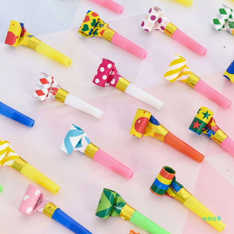 Whistle, toy, telescopic megaphone, creative evening dress