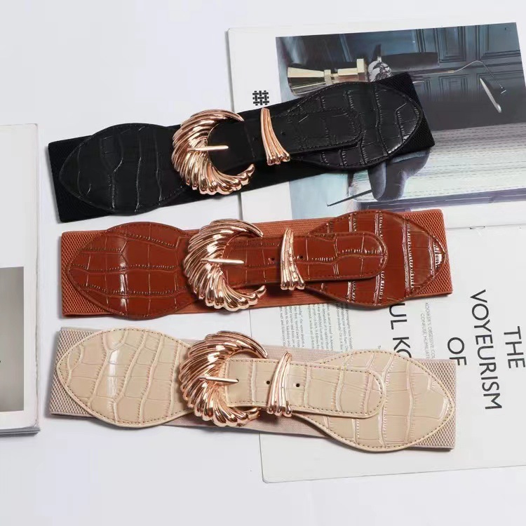 Fashion Crocodile Pu Leather Women's Leather Belts 1 Piece display picture 2