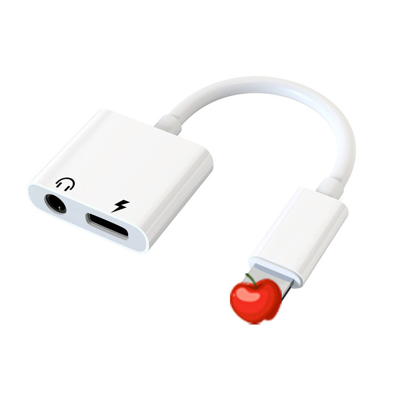 Adaptador de teléfono móvil typec cable adaptador de audio para auriculares convertidor de disco USB dos en uno para Apple Huawei