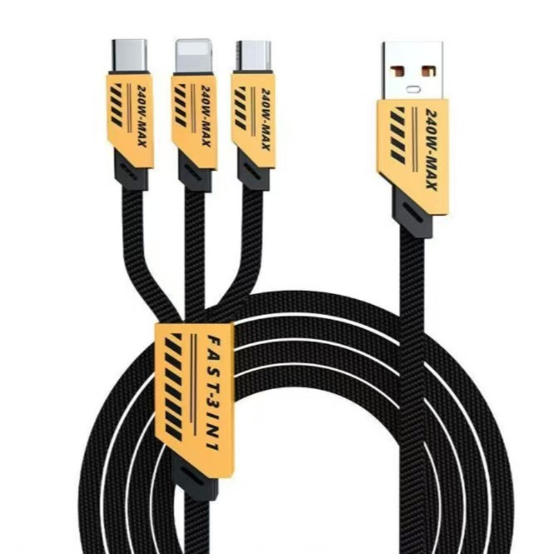 工場直販 65 ワットメカ 4-in-1 データケーブル 2 対 2 充電ケーブル iPhone Android TPC 高速充電に適しています