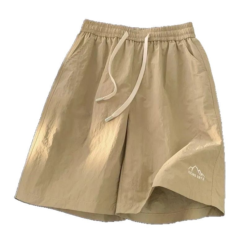 Dopamin-Eisseiden-Kühlshorts für Herren, lässige, locker sitzende, sportliche Shorts bis zur Mitte des Oberschenkels für den Sommer, leicht und atmungsaktiv_voghion.com