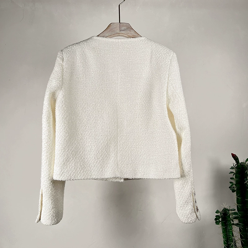 Милая весенняя вязаная куртка, (трансграничная торговля), стиль Chanel