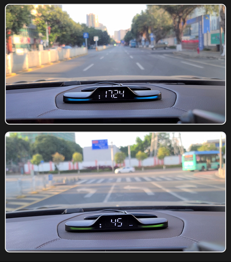 Cross-Border Car Universal Hud Head-Up Display Gps Speed Alarm Driving Speed Car Display G15