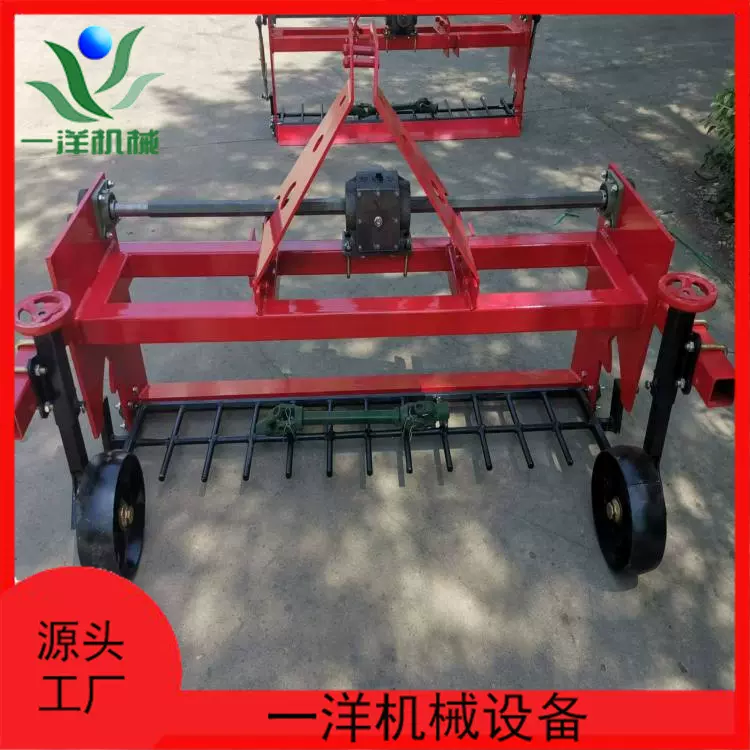 起苗机拖拉机带的收草莓苗香菜蒜苗大葱洋葱苗起苗振动筛起苗机器