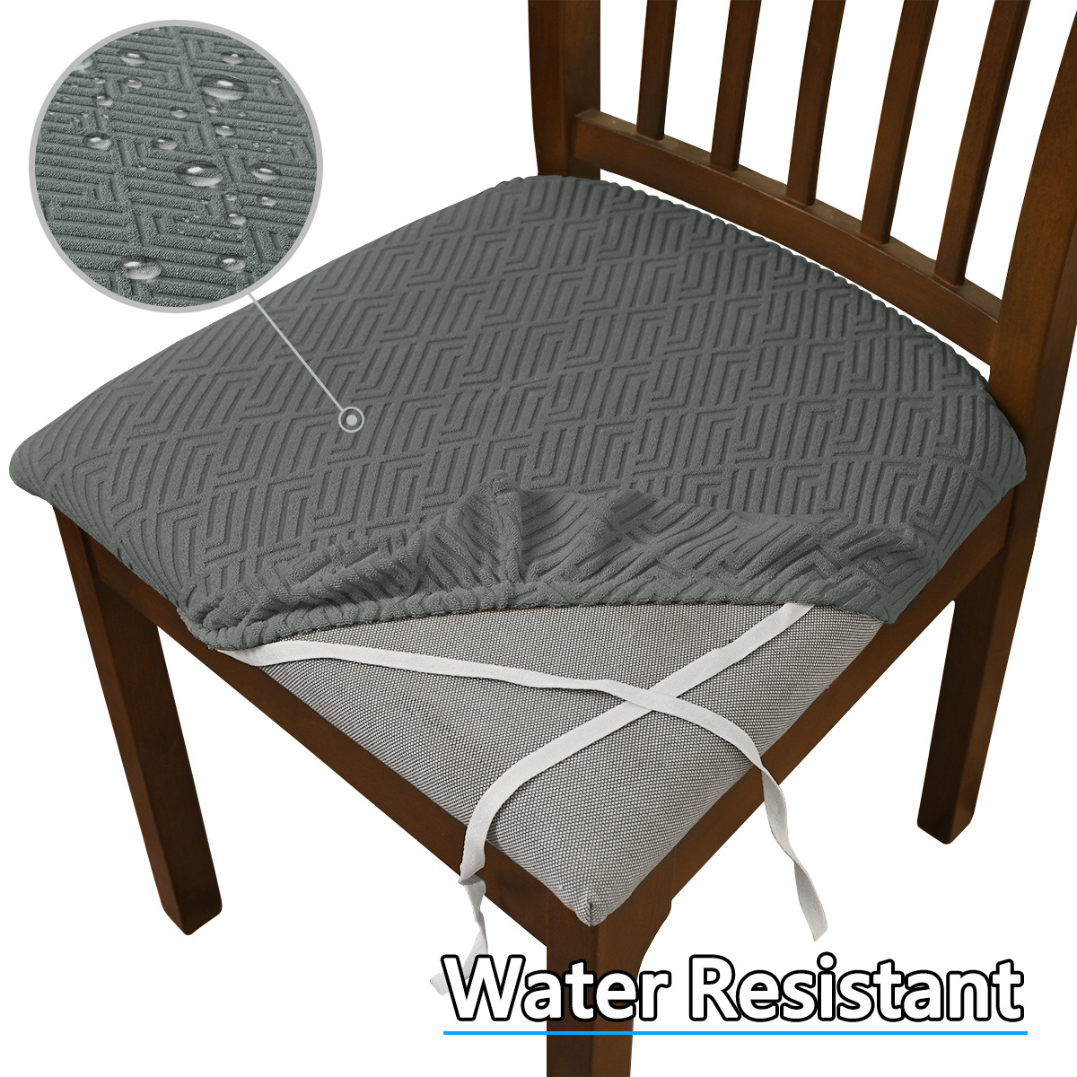 Nuevo juego de banco de laberinto impermeable jacquard transfronterizo con cuerda general anti-agarre de gato funda de cojín de asiento de hotel SHEIN emitida en nombre de