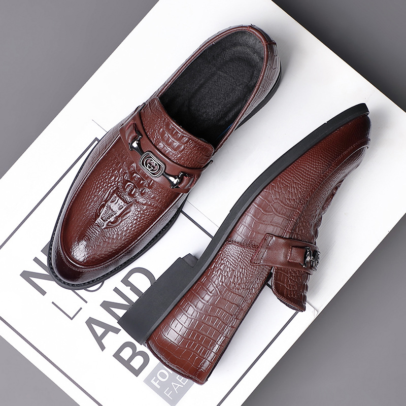 Nueva capa superior de piel de vaca zapatos de cuero de los hombres de negocios desgaste formal Caballero señaló estilo británico zapatos de los hombres de cuero genuino zapatos de los hombres suaves