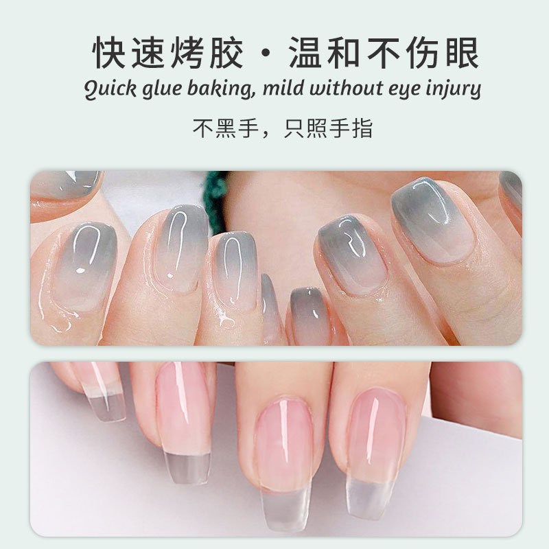 Lámpara para Uñas Mini Dinosaurio, Compacta, USB, Secado Rápido, Sin Quemaduras