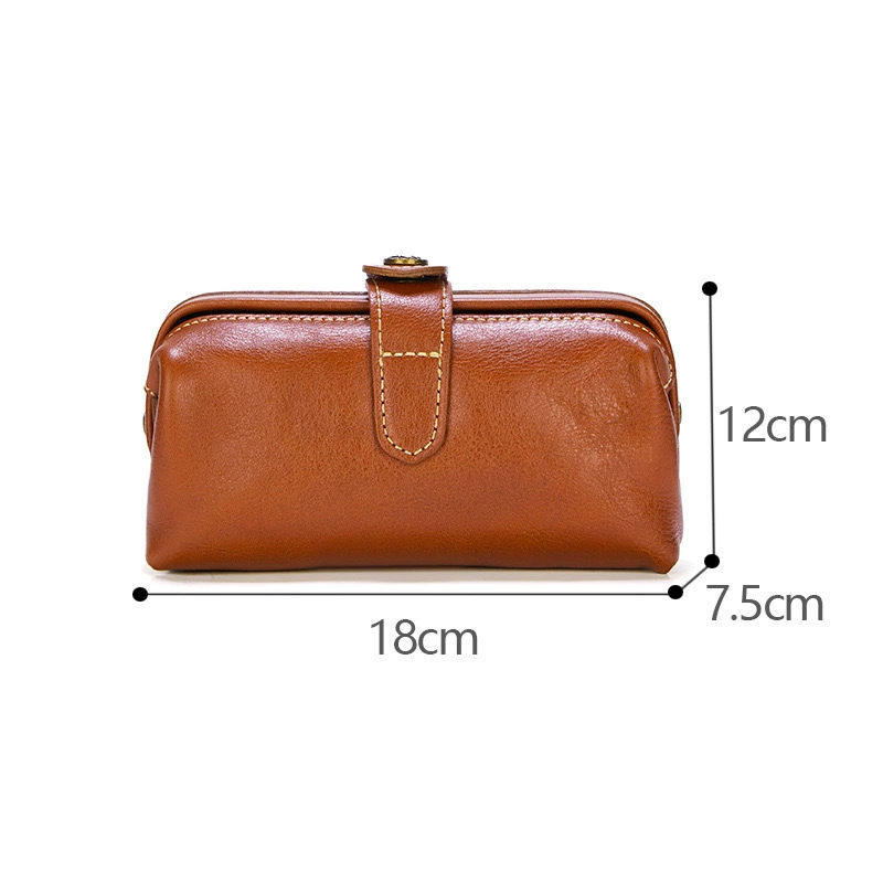Маленькая кожаная clutch-сумка, ручная петля, кошелек для телефона, размеры 18×12×7.5 см, высокое качество