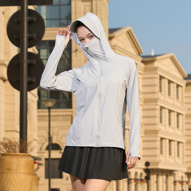 茉寻同品原紗氷糸日焼け止め服女性2025新型男性紫外線防止屋外カーディガン夏日焼け止め服|undefined