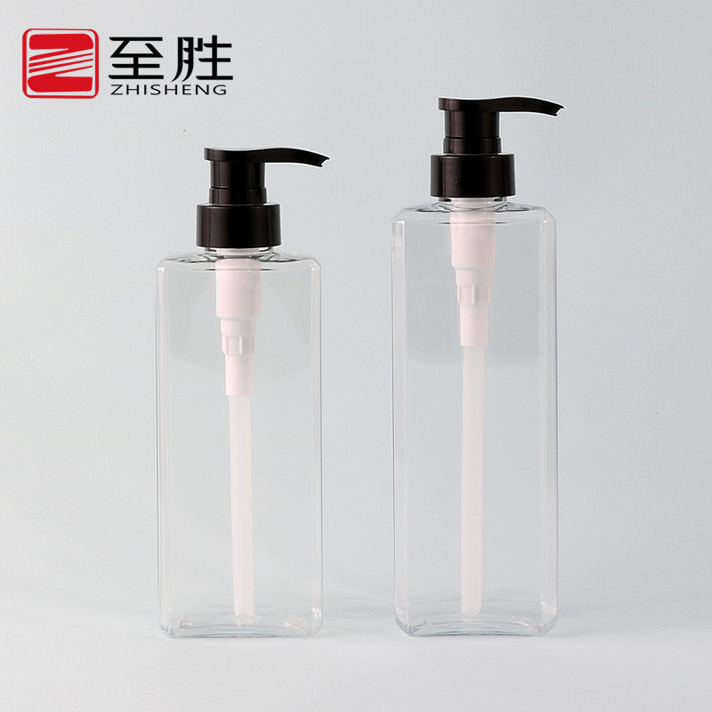 スポット 400ml500ml 角型プレスシャンプーボトル シャワージェル ハンドソープ 洗顔料 ボディローションボトル|undefined