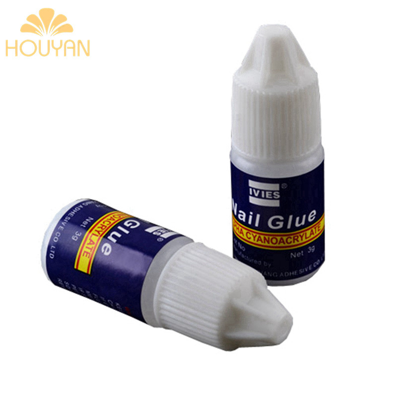 Nail Glue Sticking Jewelry Glue Bottled Sticking Diamond Fake Nail Sheet Sticking Glue 3G Quick-drying Firm Environmental Protection