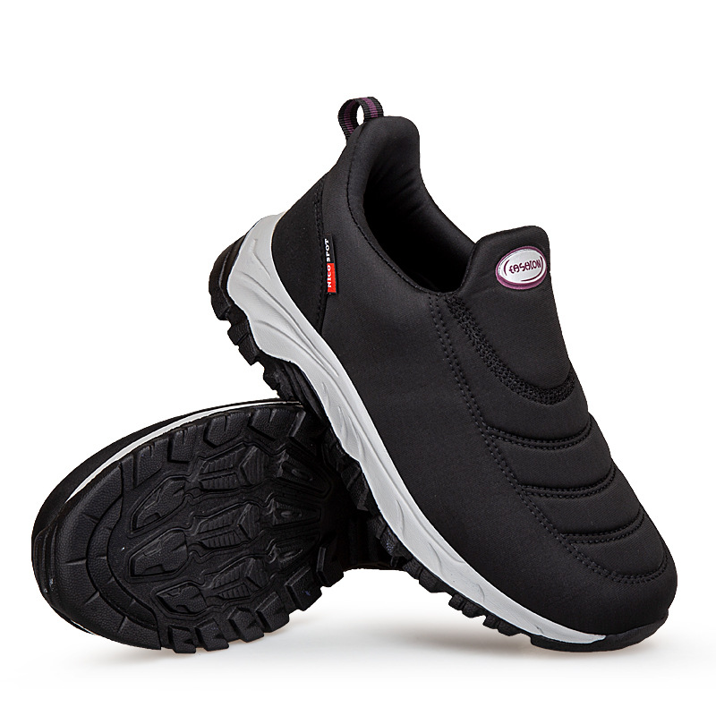 Zapatos para hombres de edad avanzada ensanchados y altos zapatos para caminar parejas de un pie zapatos antideslizantes de papá un cabello