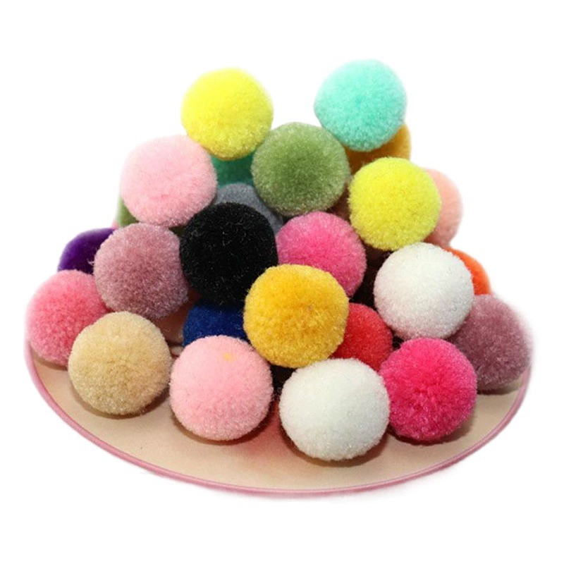 Большое количество в наличии кашемир DIY шерстяной шарик из полиэфирной шерсти мяч аксессуары для рукоделия шляпа ручной работы шерстяной шарик Вишневый шерстяной шар