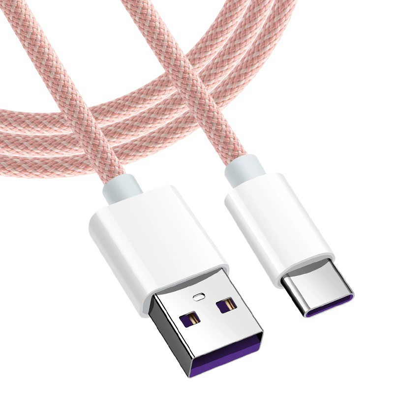 Супер Быстрая зарядка мобильного телефона для передачи данных кабель для Type-C Huawei Android микро Apple плетеный линии зарядки USB