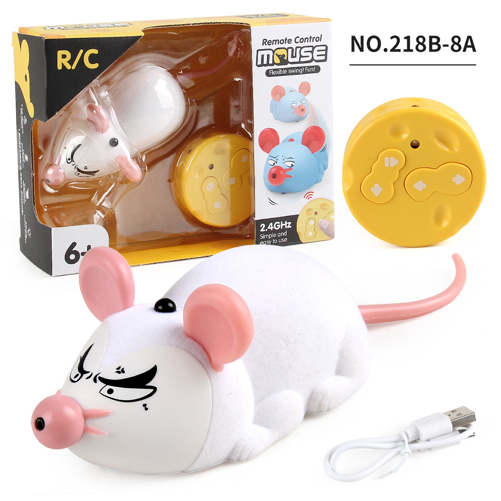 Ratón de simulación de control remoto por infrarrojos eléctrico transfronterizo Cobra Toda la persona parodia modelo animal juguete juguete para mascotas