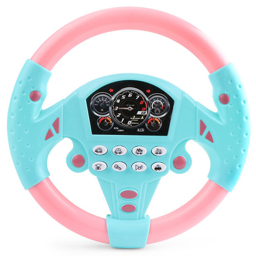 Internet celebrity toys co-pilot steering wheel simulator early education machine baby learning toys night market stall toys
