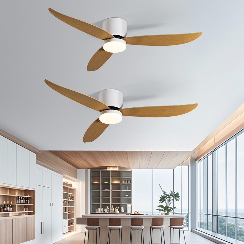 Ventilador de Techo con Luz de Acrílico, con Control Remoto y App, para Sala de Estar y Dormitorio image 3