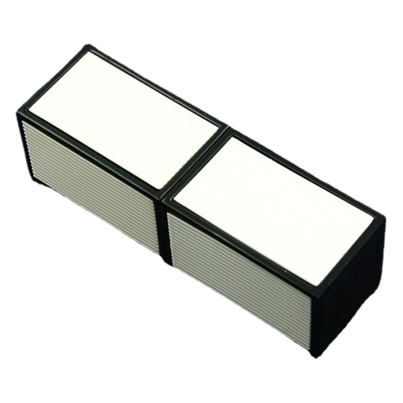 Envío de la gota en stock al por mayor parche cuadrado tubo de lápiz labial a rayas blanco y negro tubo de bálsamo labial tubo vacío calibre 12,1 DIY
