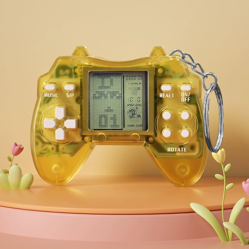 Маленькая милая игровая консоль, рукоять, тетрис, игрушка, брелок, ностальгия, подарок на день рождения