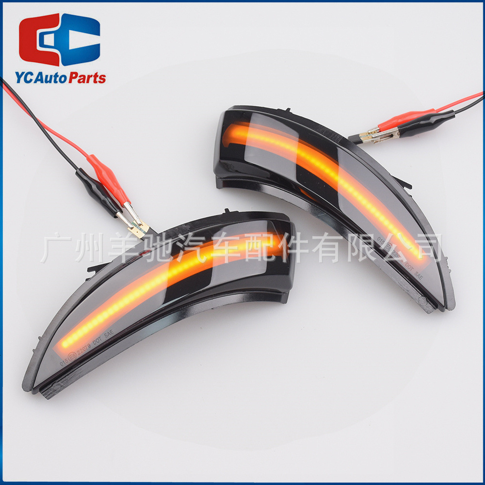 Aplicable a Renault Clio IV 13 - 18 modificado Espejo retrovisor LED Lámpara de corriente Luz de dirección