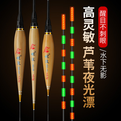 芦苇漂电子漂夜光漂鱼漂醒目水无影漂尾高灵敏黑坑鲫鲤鱼浮漂批发