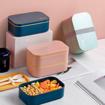 Artifact Lunch box multi-storey Japanese Lunch box Microwave Oven Portable Workers With cover student Lunch box tableware