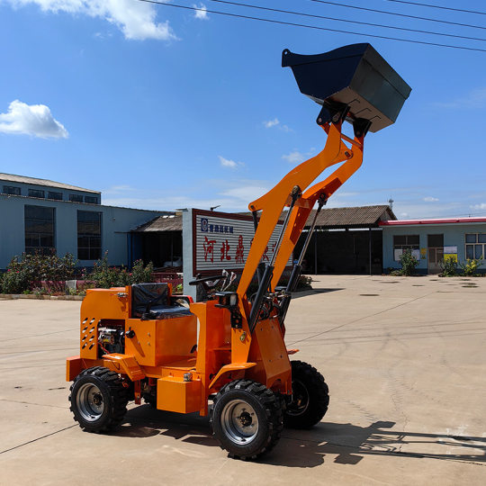 Small Forklift Loader Multifunctional Engineering Construction Short-legged Tiger Diesel Four-wheel Drive Highlight Wood Grab Agricultural Forklift