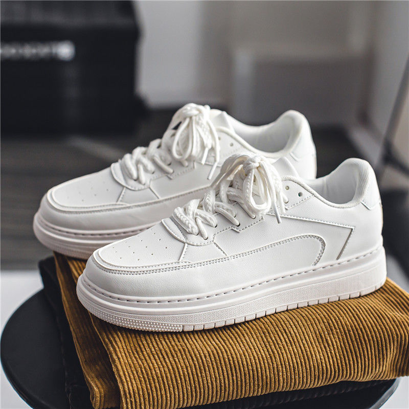 男鞋春夏新款青少年百搭小众德训板鞋韩版潮流运动休闲秋季小白鞋