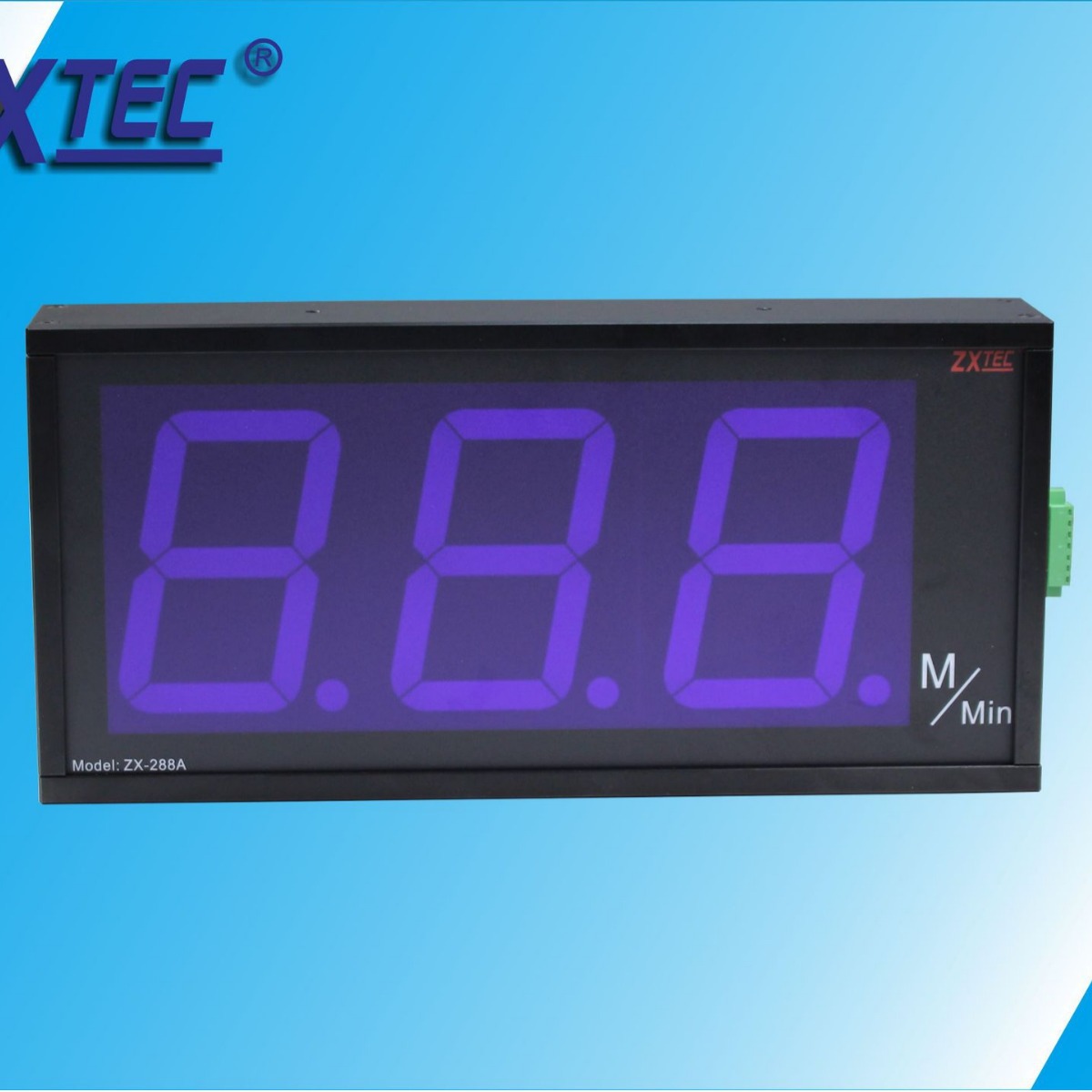 ZXTEC 스타 산업 제어 ZX-288A 대형 스크린 양면 속도 디스플레이 컨트롤러