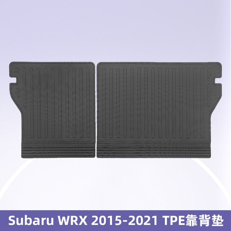 Para Subaru WRX 2015 - 2021 3D todo el tiempo TPE almohadilla para los pies almohadilla del maletero