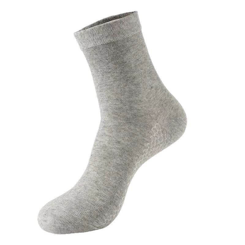 Deodorized antibacterial aromatherapy, men's demi-season black knee socks, mid-length, absorbs sweat and smell