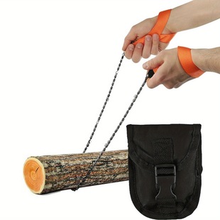 Pocket Saw Cloth Bag Saw 24 Inch Portable Outdoor Survival Wire Saw Hand Chain Saw 16 Tooth Garden Logging Saw