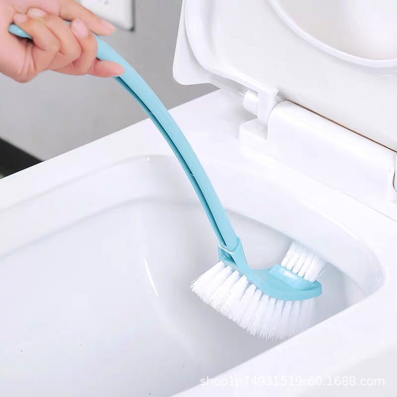 トイレの死角のないトイレブラシセット清潔ブラシ長柄プラスチック清潔トイレブラシトイレブラシ|undefined