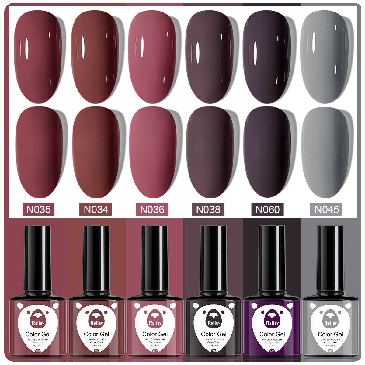 6 colores esmalte de uñas pegamento fototerapia embotellada color popular pintado brillante ojo de gato pegamento UV fototerapia pegamento esmalte de uñas traje de pegamento