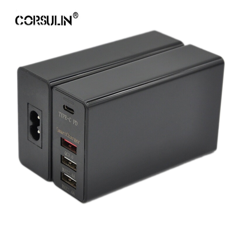 100W Gallium Nitride Gan Power Adapter Gallium Nitride 100W Charger USB C Laptop Charging Head