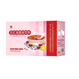 修.正五红汤固体饮料30袋/盒 红糖枸杞红豆红枣红皮花生 一件代发