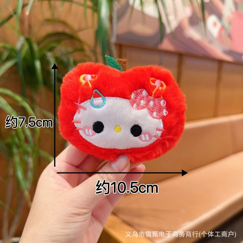 毛绒卡通苹果布丁狗kt公仔挂件玩偶包包钥匙扣箱包鞋袜挂饰品辅料|undefined