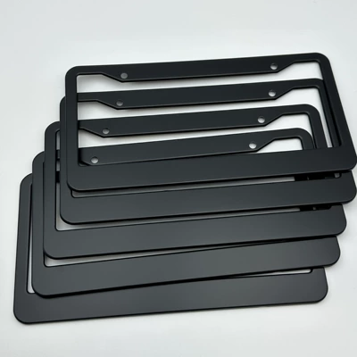 Alloy Carbon Fiber Pattern License – License plate holder/license plate holder