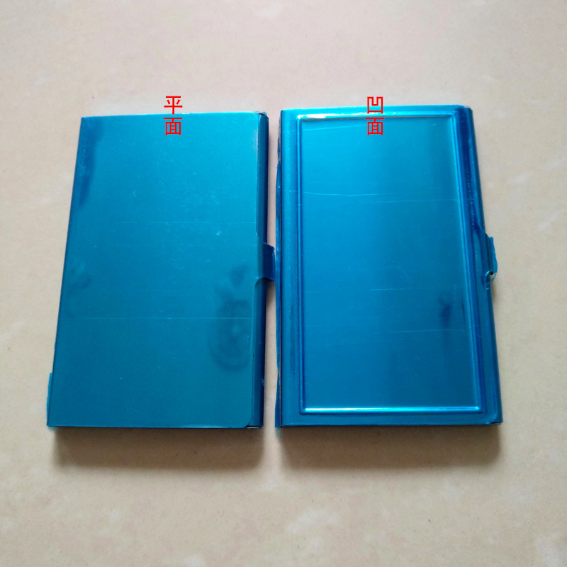 現物クロスボーダー430ステンレス製金属名刺入れビジネス広告ギフト名刺入れメーカー収納カードケース