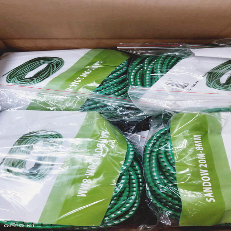 Fábrica de exportación caliente de alta elástica cuerda elástica 2 - 12mm de alta resistencia