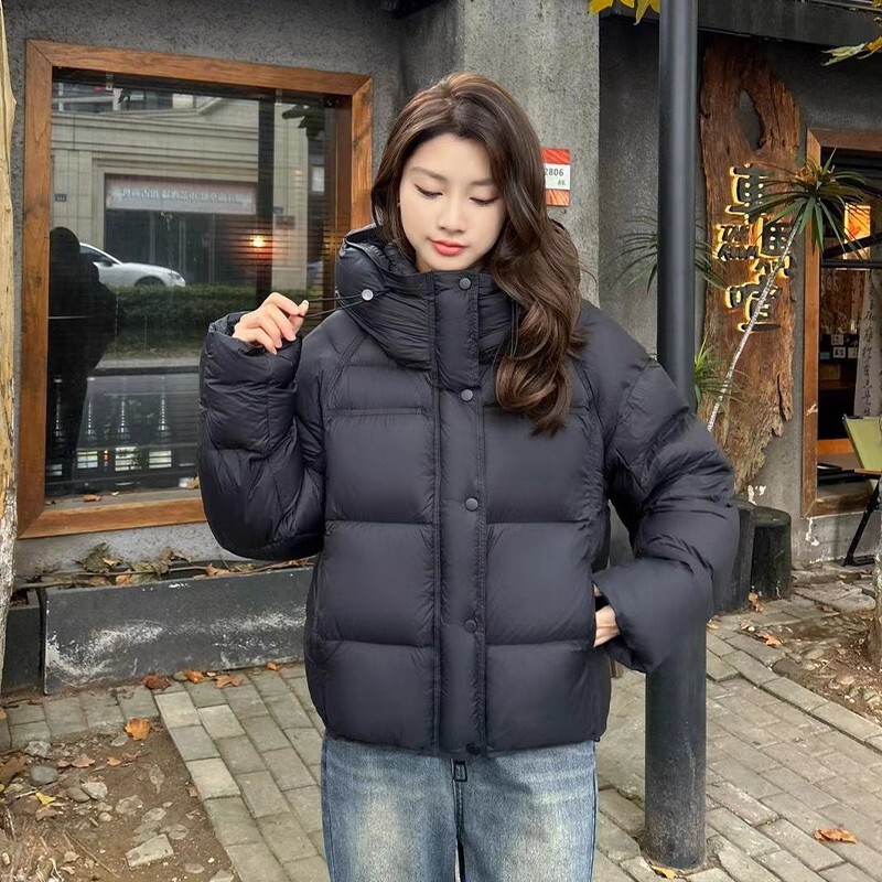 Cloud down Jacket Women's 2025 Winter New Short Style Hooded Thickened White Duck down Fashionable Loose Warm Coat Cloud down Jacket Women's 2025 Winter New Short Style Hooded Thickened White Duck down Fashionable Loose Warm Coat