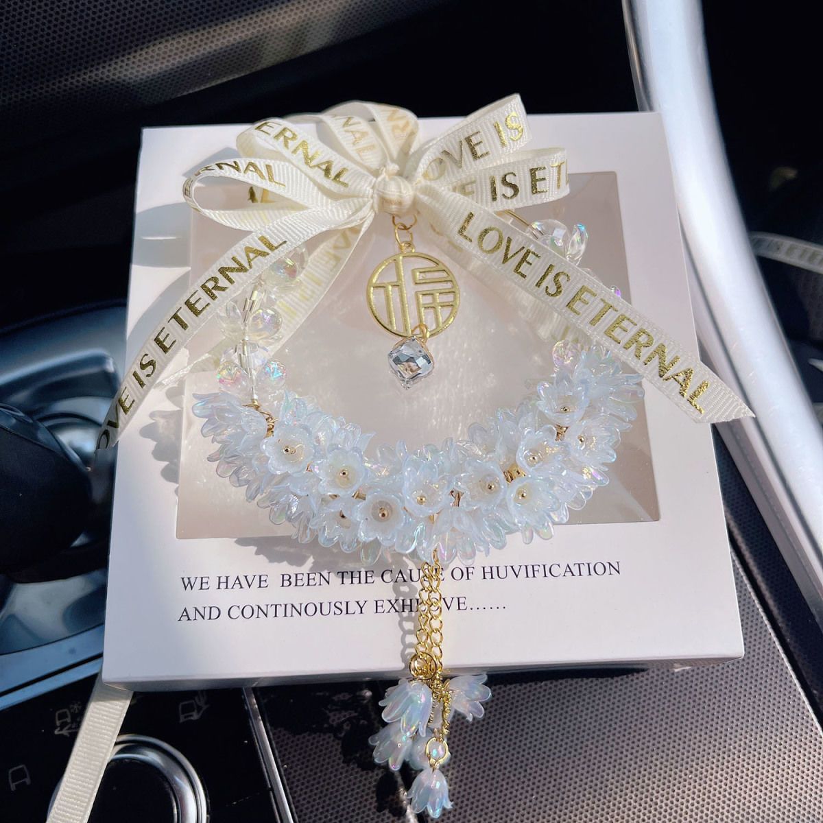 Fu Zi Car Pendant Suzuki Orchid Car Rearview Mirror Hanging Internet Celebrity Car Hanging Pendant Women's Car Decoration