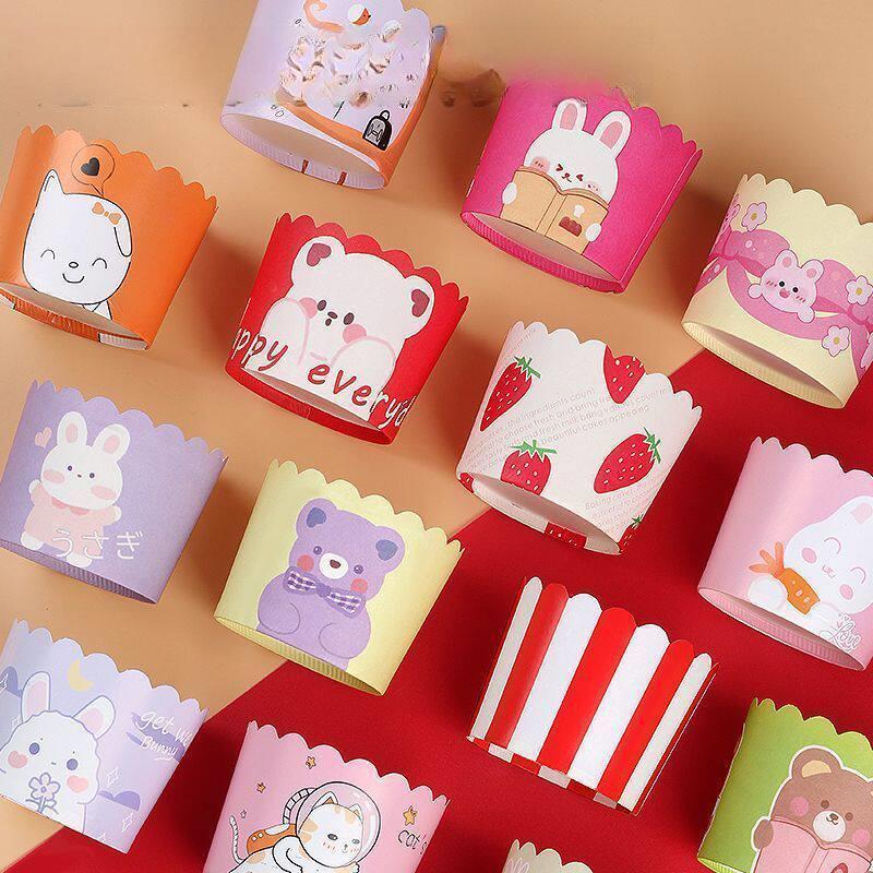 【Available for delivery in Xinjiang】Cupcake paper liners, dual-use for steaming and baking, baking molds for oven and air fryer
