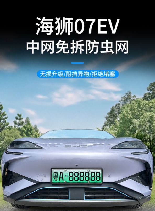 Suitable for Byd 24-25 Hiace 07Ev Insect-Proof Net, Middle Net, Water Tank Protective Net Buckle Installation and Modification