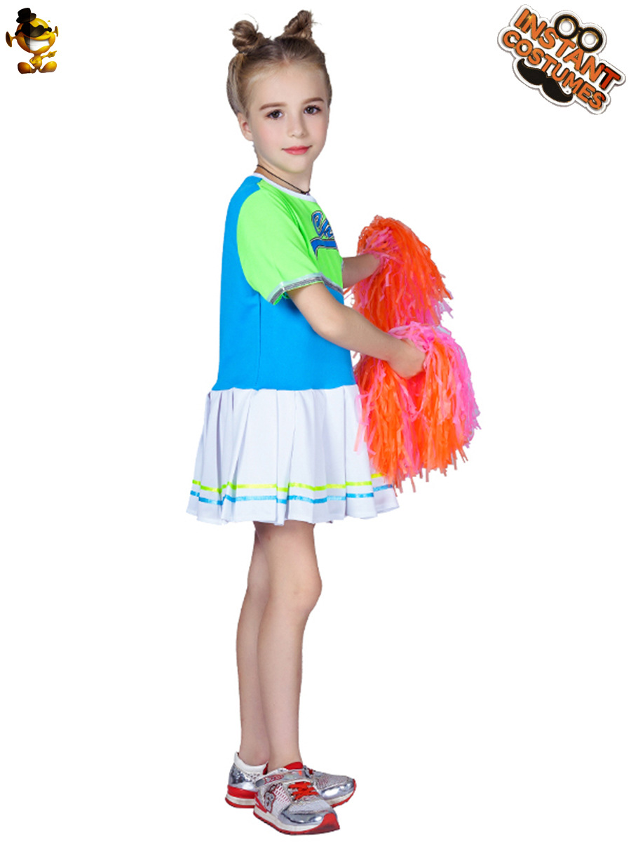 Halloween etapa rendimiento traje mascarada fiesta ropa niña Día DE LOS NIÑOS traje de porristas