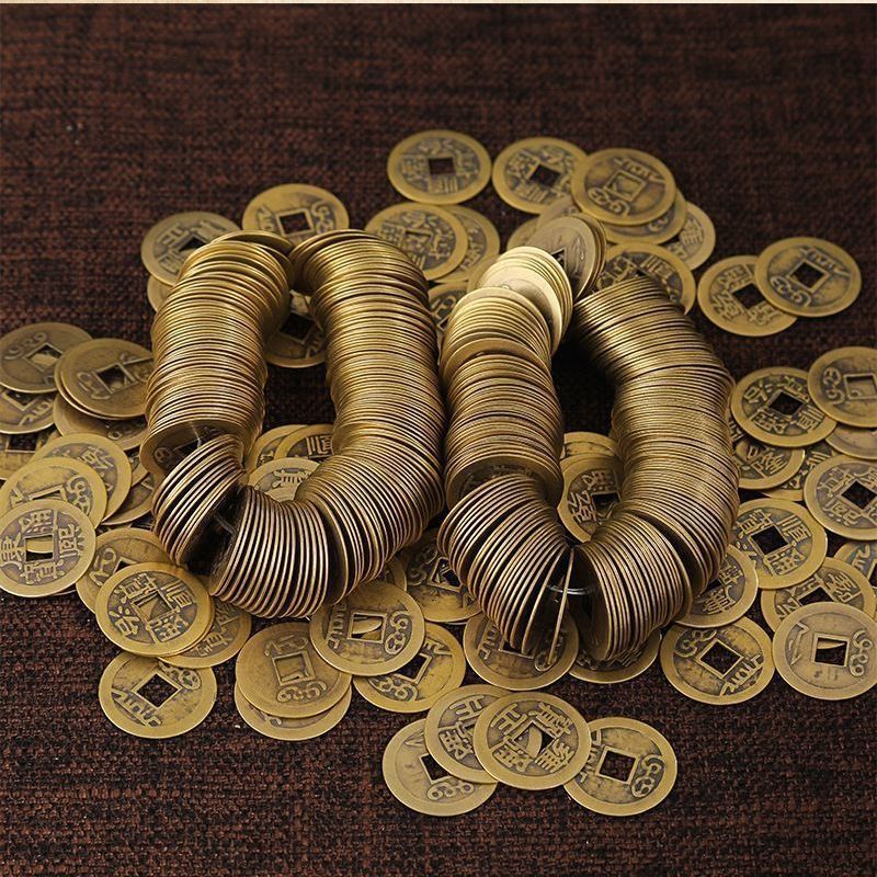 メーカー卸売五帝銭模造銅貨金属工芸品コイン真鍮五帝銭銅貨模造銅貨|undefined